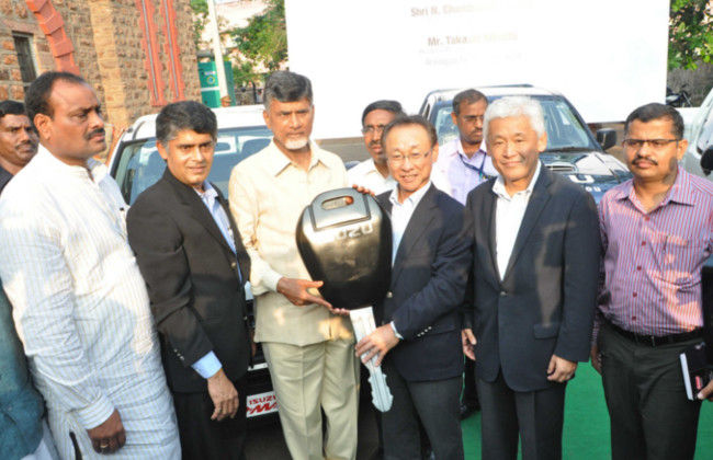 Isuzu donates 5 D-MAX pick-up vehicles to Andhra Pradesh Chief Minister's Relief Fund