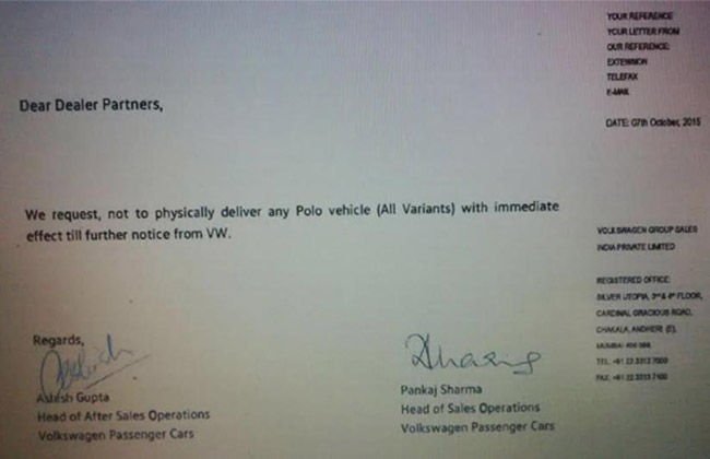 Volkswagen Polo controversy