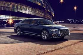 Audi A8 L Firmament Blue Metallic
