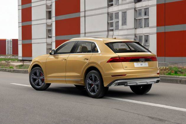 Audi Q8 Rear Left View Image