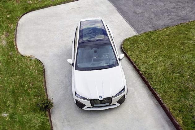 BMW iX Top View Image
