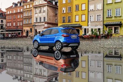 Ford EcoSport Rear Left View Image