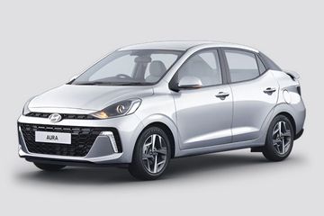 Hyundai Aura Front Left Side Image