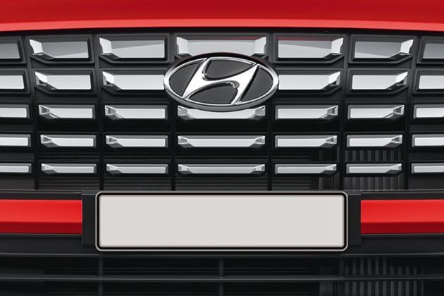 Hyundai Venue Front Grill - Logo Image