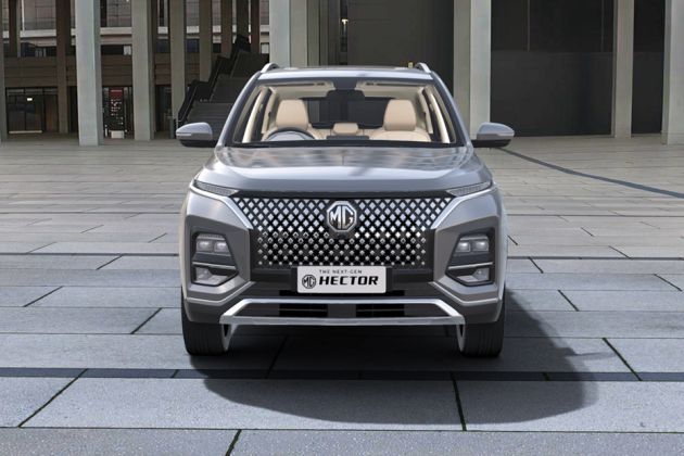 MG Hector Plus Front View Image