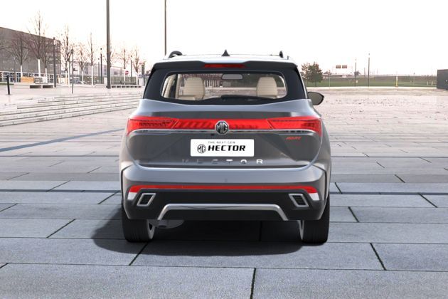 MG Hector Plus Rear view Image