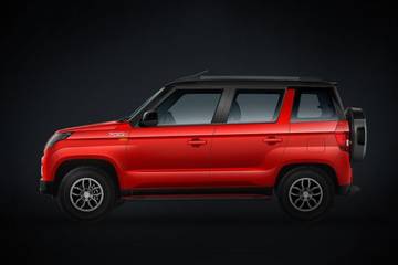 Mahindra TUV 300 2015-2019 It is 3995mm long, 1835mm wide and 1826mm in height. The wheelbase spans 2680mm, while the SUV's gross weight is 2225kg.