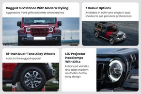 Mahindra Thar ROXX Front View Image