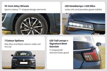 Maruti Dzire Design Highlights