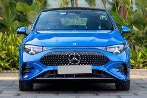 Mercedes-Benz CLA Electric Front View Image