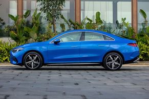 Mercedes-Benz CLA Electric Side View (Left)  Image