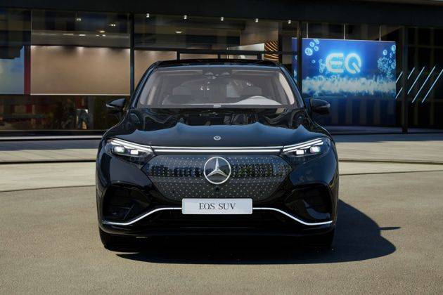 Mercedes-Benz EQS SUV Front View Image