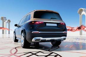 Mercedes-Benz Maybach GLS Rear Left View Image
