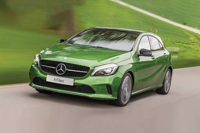 Mercedes-Benz A-Class On either fender is present the 'Night Edition' badge.