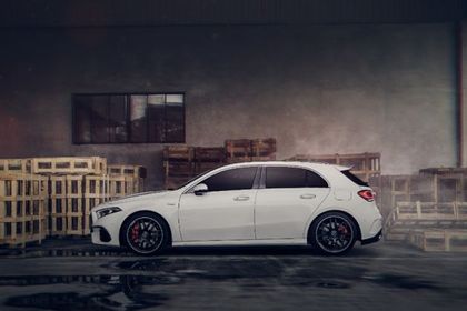Mercedes-Benz AMG A 45 S 2021-2023 Side View (Left)  Image
