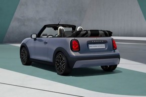 Mini Cooper Convertible Rear Left View Image