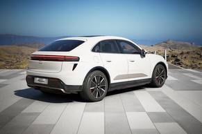 Porsche Macan EV Rear Right Side Image
