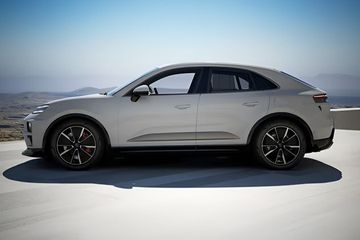 Porsche Macan EV Side View (Left)  Image