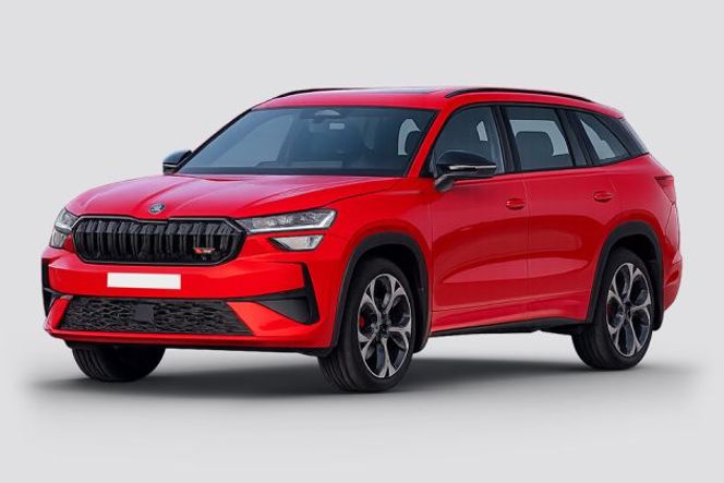 Skoda Kodiaq RS Front Left Side Image Skoda Kodiaq RS Front Left Side Image