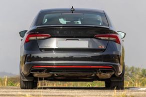 Skoda Octavia RS Rear view Image Skoda Octavia RS Rear view Image