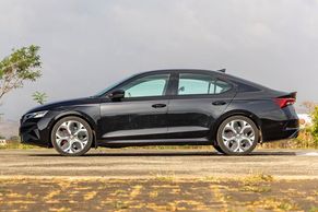 Skoda Octavia RS Side View (Left)  Image