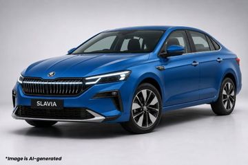 Skoda Slavia Facelift Front Left Side Image