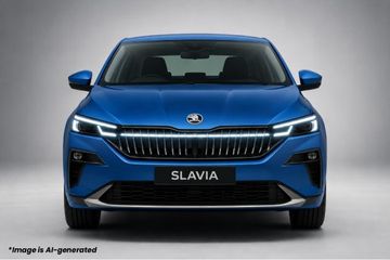 Skoda Slavia Facelift Front View Image