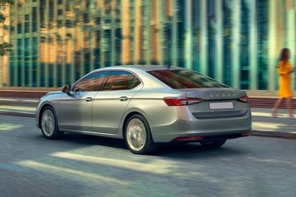 Skoda Superb 2024 Rear Left View Image