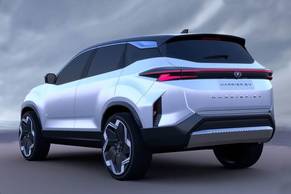 Tata Harrier EV Rear Left View Image