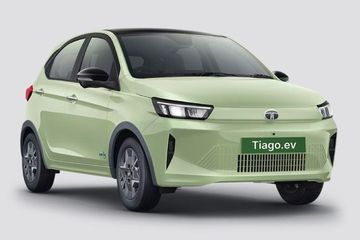 Tata Tiago EV Front Right Quarter View
