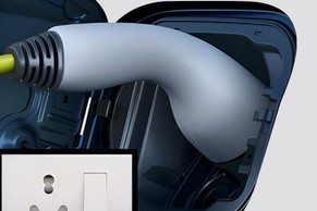 Tata Tiago EV EV charging port open Image