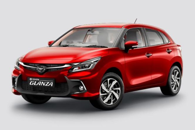 Toyota Glanza Front Left Side Image Toyota Glanza Front Left Side Image