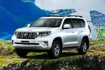 Toyota Land Cruiser Prado The side profile of the SUV showcases body-coloured door handles and outer rear view mirror. The ORVMs come with electrical adjust, electric fold, LED turn indicators, and aero-stabilising fins.