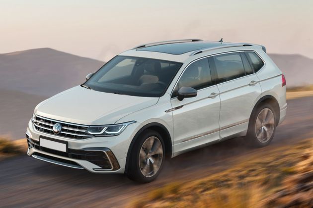 This is the lightly-updated VW Tiguan Allspace