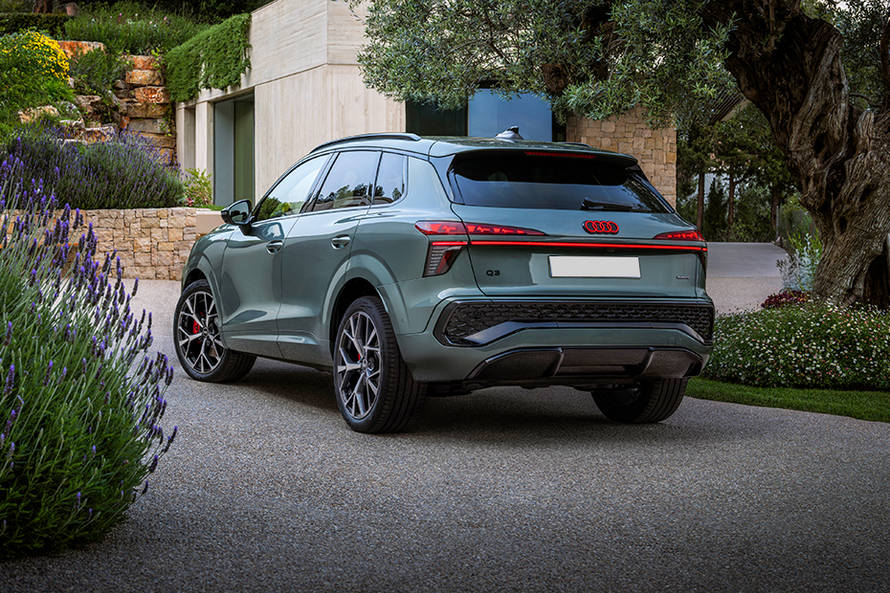 Audi Q3 2026 Rear Left Three Quarter View