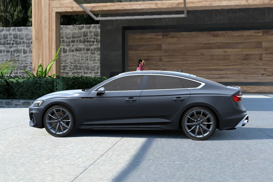 Audi RS5 Side View (Left) 