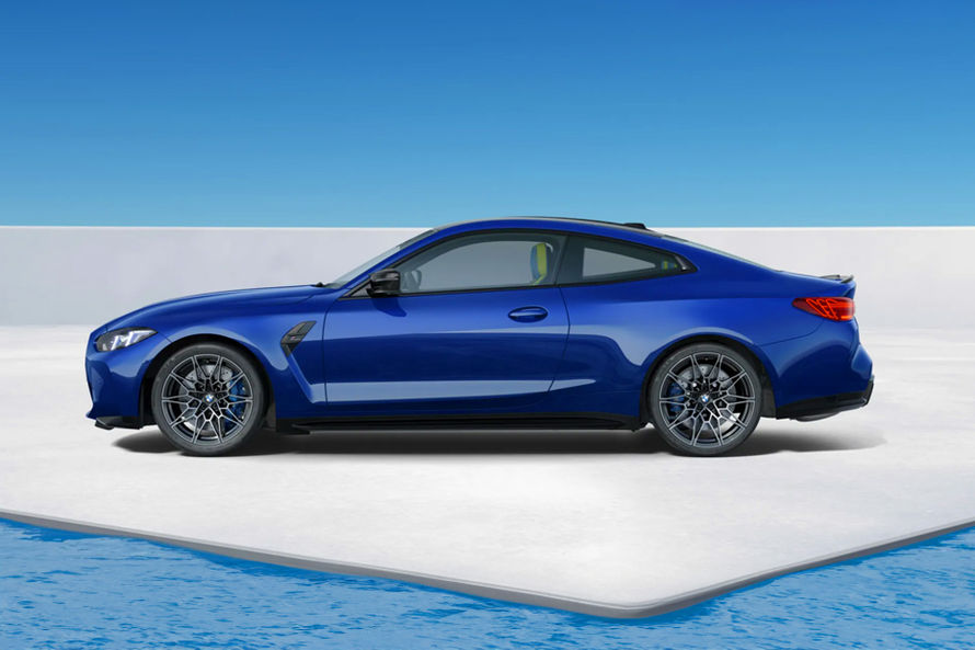 BMW M4 Competition Side View (Left) 