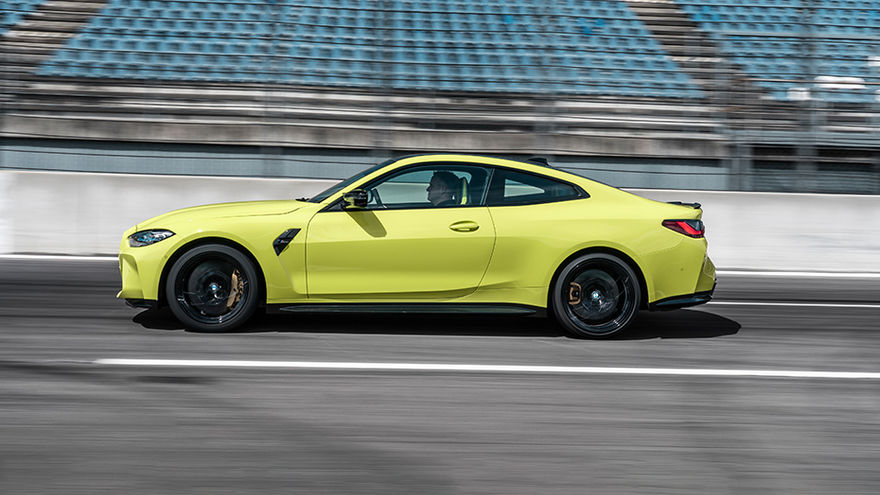 BMW M4 Side View (Left) 
