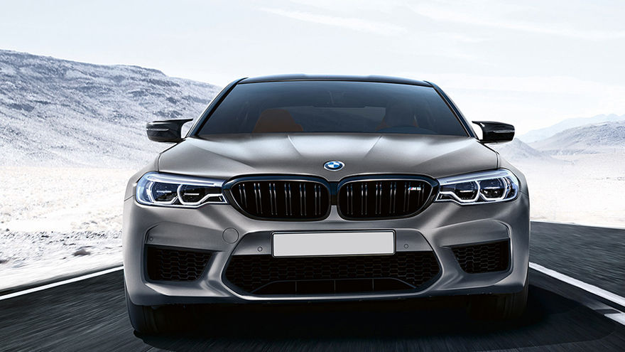 BMW M5 Front View