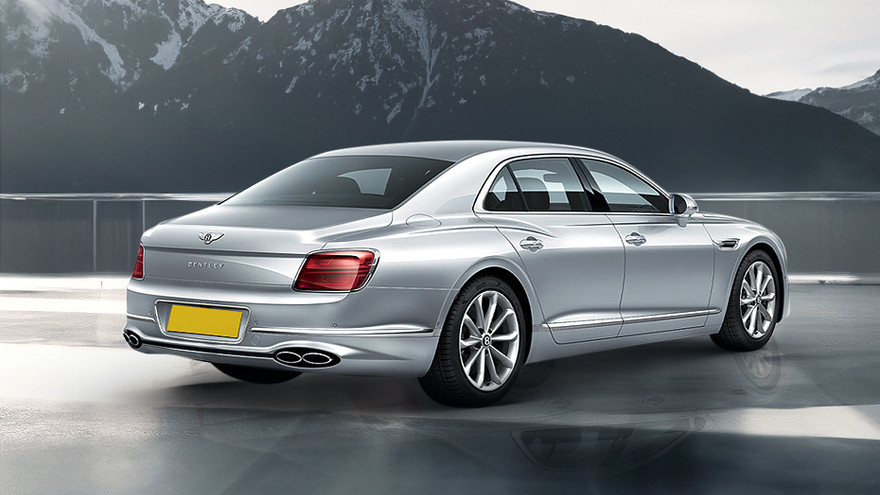 బెంట్లీ ఫ్లయింగ్ స్పర్ వెనుక కుడి వైపు