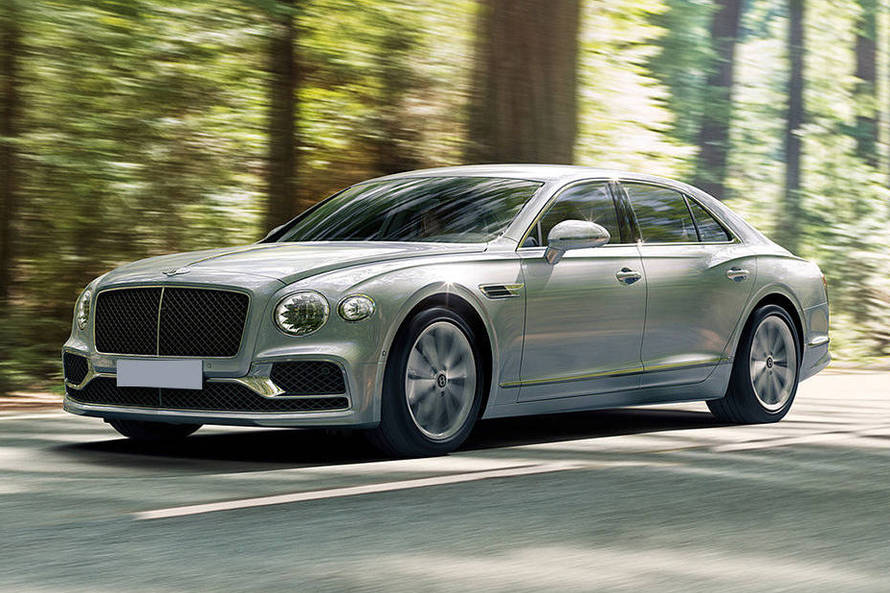 Bentley Flying Spur Front Left Side View