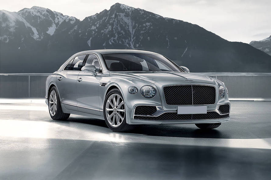 Bentley Flying Spur Front Right Side View