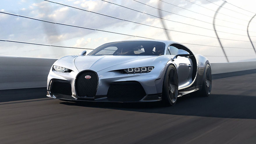 Bugatti Chiron Front Left Side