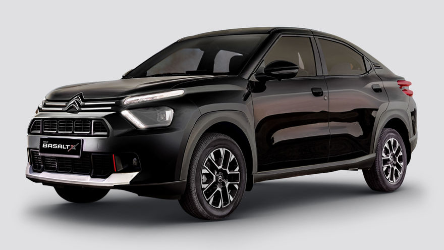 Citroen Basalt Front Left Quarter View Citroen Basalt Front Left Quarter View