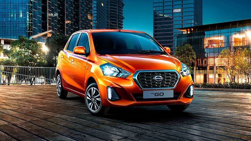 Datsun GO "
 Datsun updated the Go hatchback in India in October 2018. As part of the update, the facelifted Go gets some minor changes on the outside as well as inside, but remains mechanically untouched."