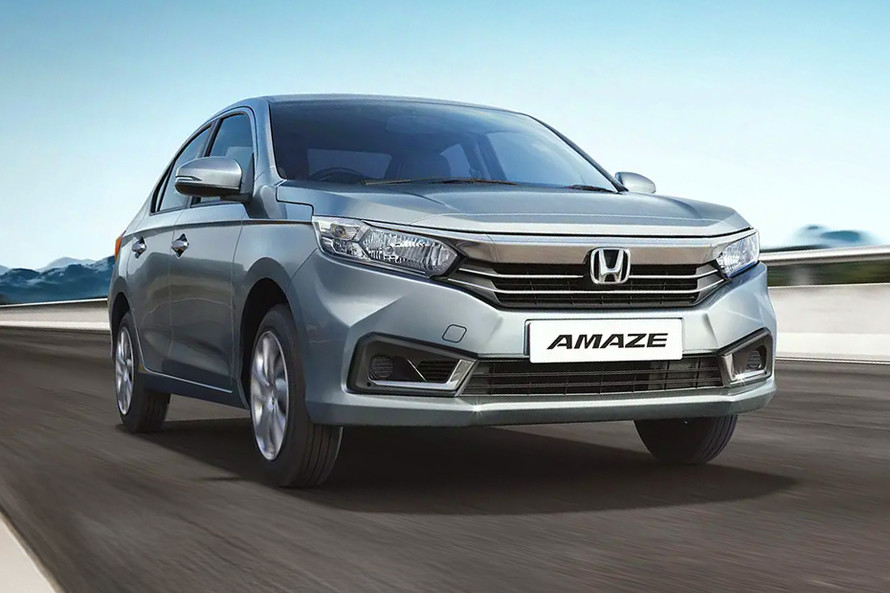 होंडा अमेज जनरेशन 2 driving: फ्रंट right quarter व्यू