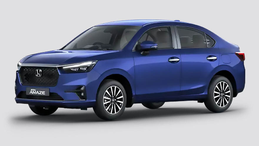 హోండా ఆమేజ్ ముందు ఎడమ క్వార్టర్ వ్యూ