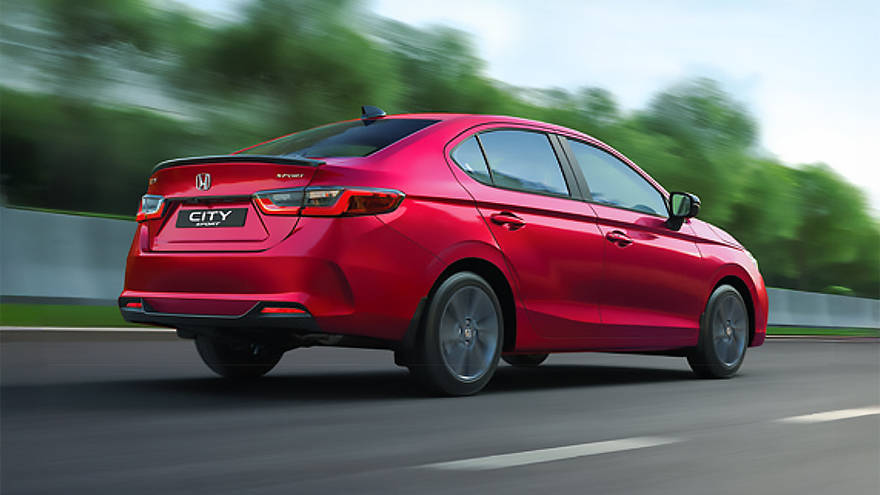 Honda City Rear Right Three Quarter View