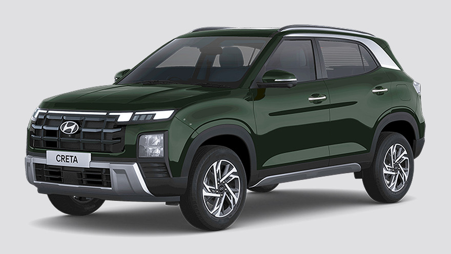 ಹುಂಡೈ ಕ್ರೆಟಾ ಮುಂಭಾಗ left quarter ನೋಡಿ