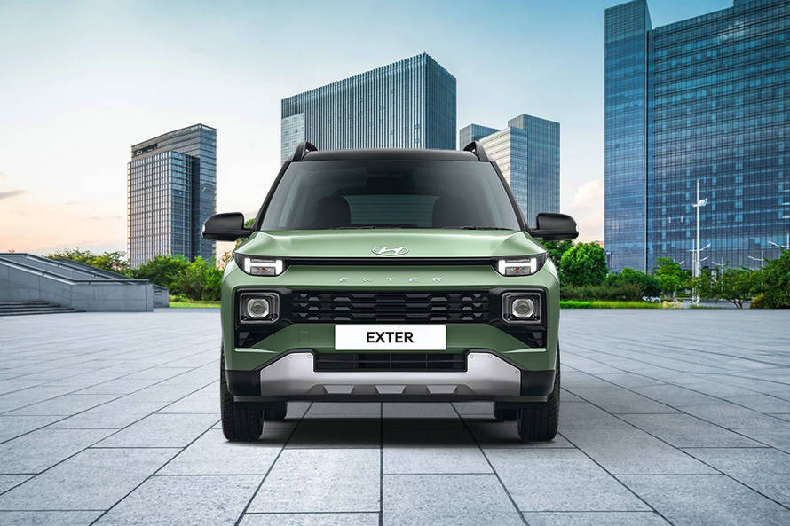 Hyundai Exter Front View